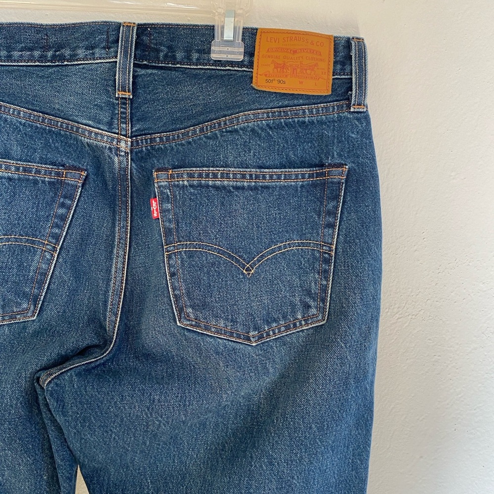 Levi's 501 90’s SELVEDGE Jeans 30x28 - Picture 3 of 12